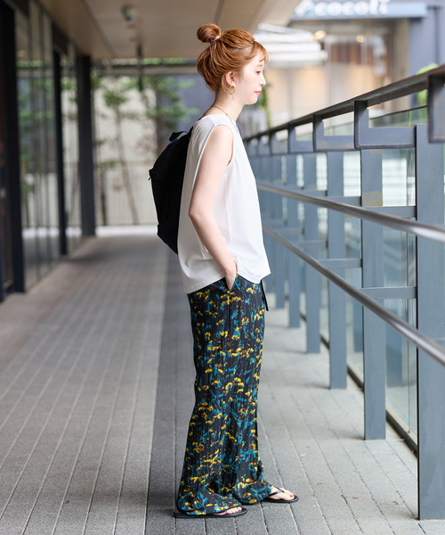 B.C STOCK(ベーセーストック)の「《追加4》ウォッシャブル / 接触冷感 / ノースリボックスTEE(Tシャツ/カットソー・レディース・ブラック/レッド/ウッド/ホワイト/ブルー・FREE)」の20枚目の写真