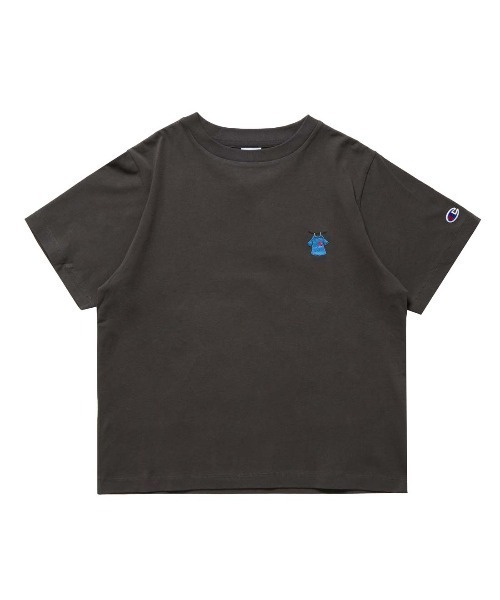Champion（チャンピオン）の「【別注】チャンピオン  SHORT SLEEVE T-SHIRT 限定コラボ（Tシャツ/カットソー・レディース・チャコールグレー/ホワイト・M/L）」の3枚目の写真