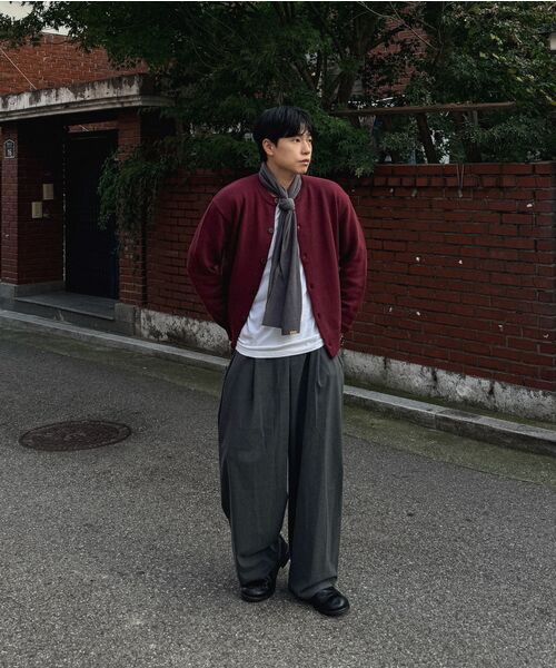 DRAW FIT（ドローフィット）の「起毛バンディングワイドスラックス [ブラッシュグレー]（スラックス・メンズ・その他・L/XL/M）」の4枚目の写真