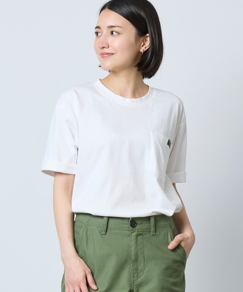 L.L.Bean（エルエルビーン）の「ボクシー・ティ、ポケット付きラベル・グラフィック 米国フィット・レギュラー（Tシャツ/カットソー・メンズ・ベージュ系/ホワイト・X-LARGE/LARGE/MEDIUM/SMALL）」の8枚目の写真