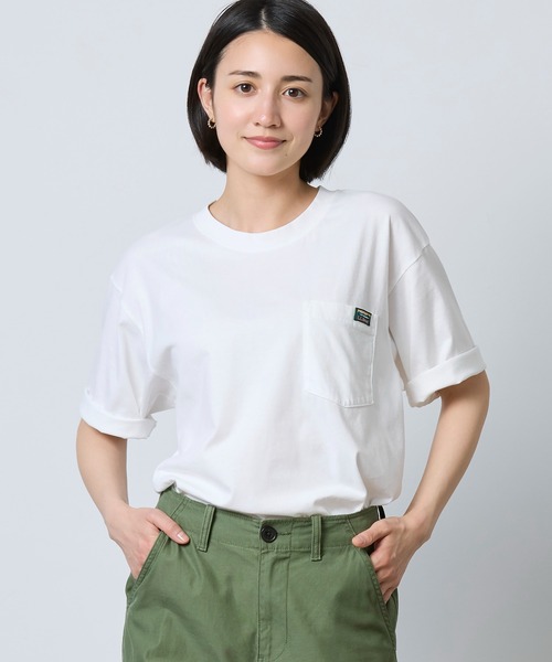 L.L.Bean（エルエルビーン）の「ボクシー・ティ、ポケット付きラベル・グラフィック 米国フィット・レギュラー（Tシャツ/カットソー・メンズ・ベージュ系/ホワイト・X-LARGE/LARGE/MEDIUM/SMALL）」の11枚目の写真