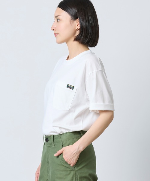 L.L.Bean（エルエルビーン）の「ボクシー・ティ、ポケット付きラベル・グラフィック 米国フィット・レギュラー（Tシャツ/カットソー・メンズ・ベージュ系/ホワイト・X-LARGE/LARGE/MEDIUM/SMALL）」の12枚目の写真