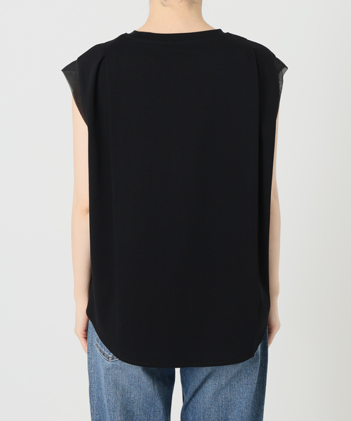 オーガンジーコンビルーズプルオーバー（Tシャツ/カットソー）｜Spick