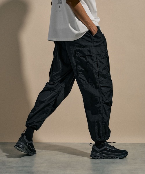 NUMERALS（ヌメラルズ）の「[NUMERALS]BELTED CARGO PANT（カーゴパンツ・メンズ・カーキ/ブラック・LARGE/MEDIUM）」の11枚目の写真