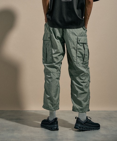 NUMERALS（ヌメラルズ）の「[NUMERALS]BELTED CARGO PANT（カーゴパンツ・メンズ・カーキ/ブラック・LARGE/MEDIUM）」の18枚目の写真