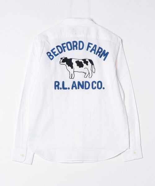 POLO RALPH LAUREN(ポロ ラルフ ローレン)の「エンブロイダリー ヘリンボーン オーバーシャツ(シャツ/ブラウス・メンズ・ホワイト・M/S/L/XL/XS)」の9枚目の写真