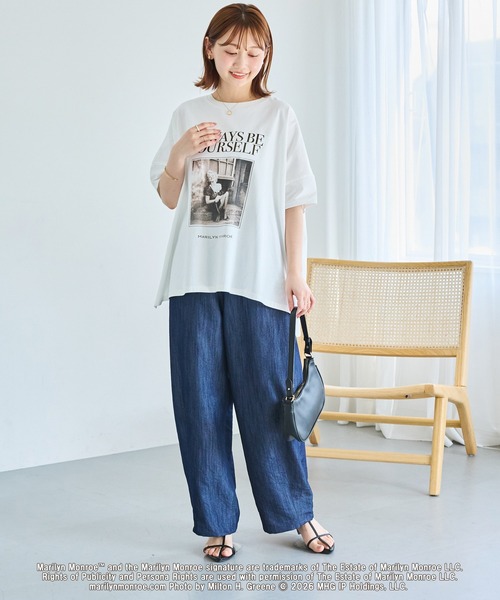 GOOD ROCK SPEED（グッドロックスピード）の「【GOOD ROCK SPEED】Marilyn Monroe ｜マリリン・モンロー｜フォトプリントTシャツ（Tシャツ/カットソー・レディース・オフホワイト/ホワイト・F）」の9枚目の写真
