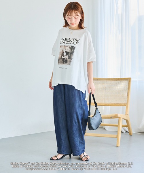 GOOD ROCK SPEED（グッドロックスピード）の「【GOOD ROCK SPEED】Marilyn Monroe ｜マリリン・モンロー｜フォトプリントTシャツ（Tシャツ/カットソー・レディース・オフホワイト/ホワイト・F）」の10枚目の写真