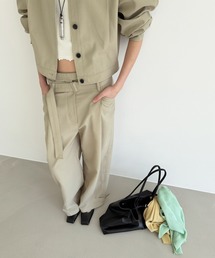 LOW CLASSIC（ロウ　クラシック）の「DOUBLE WAIST TROUSERS（スラックス）」