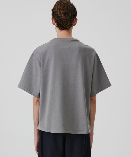 UNITED TOKYO(ユナイテッドトウキョウ)の「【残りわずか】ALBINI CASHMERE×SEA ISLAND COTTON HENRY TEE |最高級コットン/カシミヤ/春服/夏服(Tシャツ/カットソー・メンズ・グレー/ブラック・1/2)」の17枚目の写真