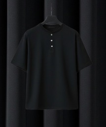 【残りわずか】ALBINI CASHMERE×SEA ISLAND COTTON HENRY TEE |最高級コットン/カシミヤ/春服/夏服
