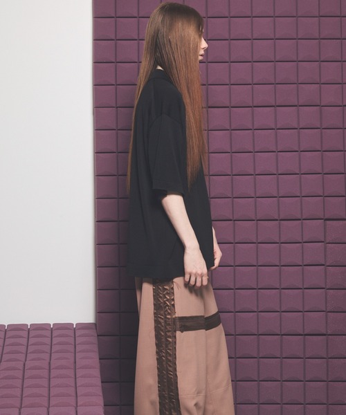 MAISON SPECIAL(メゾンスペシャル)の「《UNISEX》OUTLAST Prime-Over Short Sleeve Knit Polo Shirt/アウトラストプライムオーバーショートスリーブニットポロシャツ【MAISON SPECIAL/メゾンスペシャル】(ポロシャツ・メンズ・ピンク/ブラック/グレイッシュベージュ・0/1/2)」の17枚目の写真