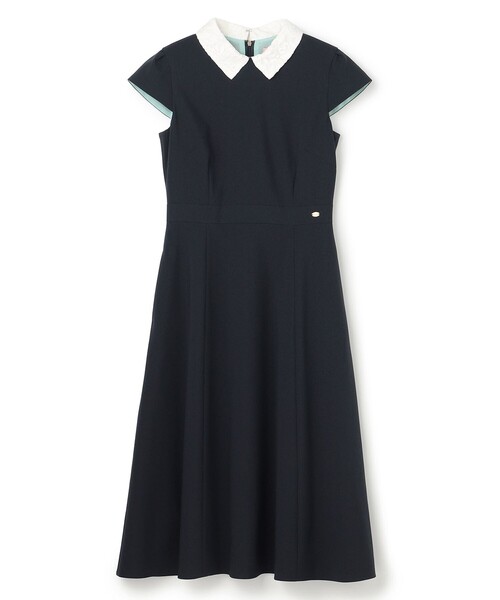 TOCCA（トッカ）の「CALLA LILY SILHOUETTE ドレス（ワンピース・レディース・ネイビー系/サックスブルー系・00/0/2/4/6）」の11枚目の写真