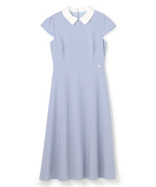 TOCCA（トッカ）の「CALLA LILY SILHOUETTE ドレス（ワンピース・レディース・ネイビー系/サックスブルー系・00/0/2/4/6）」の12枚目の写真