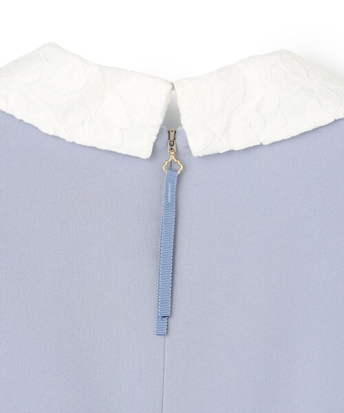 TOCCA（トッカ）の「CALLA LILY SILHOUETTE ドレス（ワンピース・レディース・ネイビー系/サックスブルー系・00/0/2/4/6）」の18枚目の写真