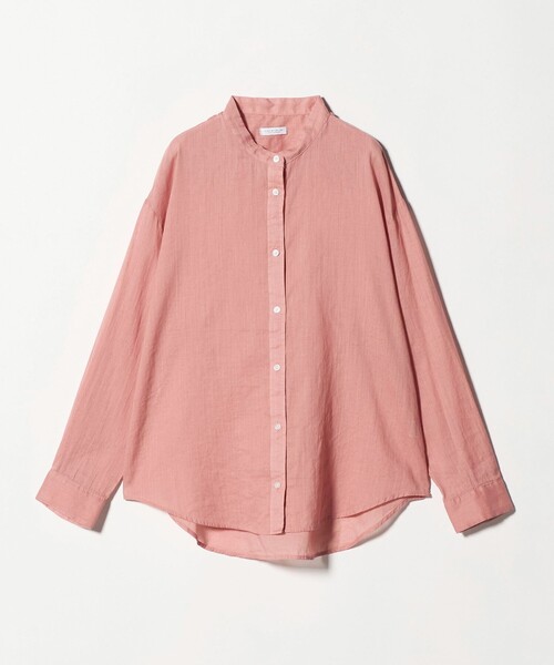 A DAY IN THE LIFE UNITED ARROWS(アデイインザライフユナイテッドアローズ)の「ラミーコットン シアー バンドカラーシャツ <A DAY IN THE LIFE>(シャツ/ブラウス・レディース・ライム/ピンク/ネイビー/ライラック・FREE)」の15枚目の写真