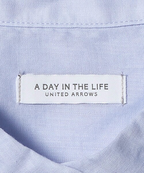 A DAY IN THE LIFE UNITED ARROWS(アデイインザライフユナイテッドアローズ)の「ラミーコットン シアー バンドカラーシャツ <A DAY IN THE LIFE>(シャツ/ブラウス・レディース・ライム/ピンク/ネイビー/ライラック・FREE)」の22枚目の写真