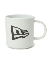 NEW ERA（ニューエラ）の「【NEW ERA】マグカップ 波佐見焼 フラッグロゴ ブラック（グラス/マグカップ/タンブラー）」