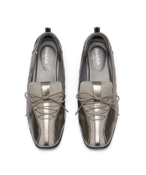 ROCKFISH WEATHERWEAR(ロックフィッシュウェザーウェア)の「BLISS SLIP-ON SNEAKERS(スニーカー・レディース・シルバー系その他/ブラック/チョコ・23.0cm/23.5cm/24.0cm/24.5cm/25.0cm)」の2枚目の写真