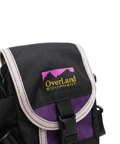 Overland(オーバーランド)の「【OverLand Equipment/オーバーランド・イクイップメント】OL-253006/配色ボトルショルダーバッグ/ペットボトル収納/アウトドア/ユニセックス【WEB限定】(ショルダーバッグ・メンズ・パープル/ブラック/グレー・フリー)」の5枚目の写真