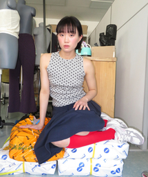 FUN FROM FUN（ファンフロムファン）の「Dotted Tank Top, Grey（Tシャツ/カットソー）」