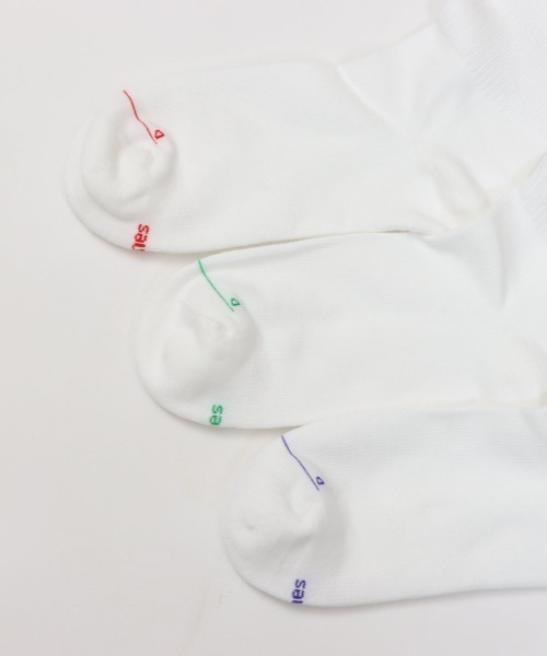 HANES(ヘインズ)の「【Hanes/ヘインズ】レディース 【3足組】Hanes originals フルレングスソックス by THE DODO JEAN(ソックス/靴下・レディース・ブラック/シルバーグレー/ホワイト・SMALL)」の4枚目の写真
