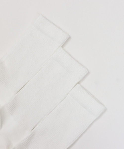 HANES(ヘインズ)の「【Hanes/ヘインズ】レディース 【3足組】Hanes originals フルレングスソックス by THE DODO JEAN(ソックス/靴下・レディース・ブラック/シルバーグレー/ホワイト・SMALL)」の5枚目の写真