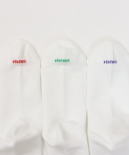 HANES(ヘインズ)の「【Hanes/ヘインズ】レディース 【3足組】Hanes originals フルレングスソックス by THE DODO JEAN(ソックス/靴下・レディース・ブラック/シルバーグレー/ホワイト・SMALL)」の6枚目の写真