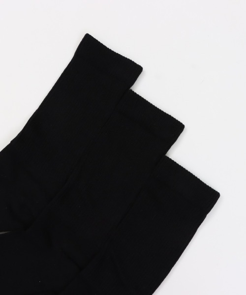 HANES(ヘインズ)の「【Hanes/ヘインズ】レディース 【3足組】Hanes originals フルレングスソックス by THE DODO JEAN(ソックス/靴下・レディース・ブラック/シルバーグレー/ホワイト・SMALL)」の9枚目の写真