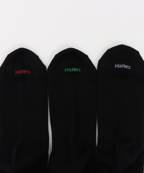 HANES(ヘインズ)の「【Hanes/ヘインズ】レディース 【3足組】Hanes originals フルレングスソックス by THE DODO JEAN(ソックス/靴下・レディース・ブラック/シルバーグレー/ホワイト・SMALL)」の10枚目の写真