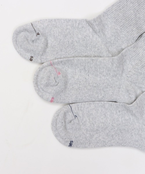 HANES(ヘインズ)の「【Hanes/ヘインズ】レディース 【3足組】Hanes originals フルレングスソックス by THE DODO JEAN(ソックス/靴下・レディース・ブラック/シルバーグレー/ホワイト・SMALL)」の12枚目の写真