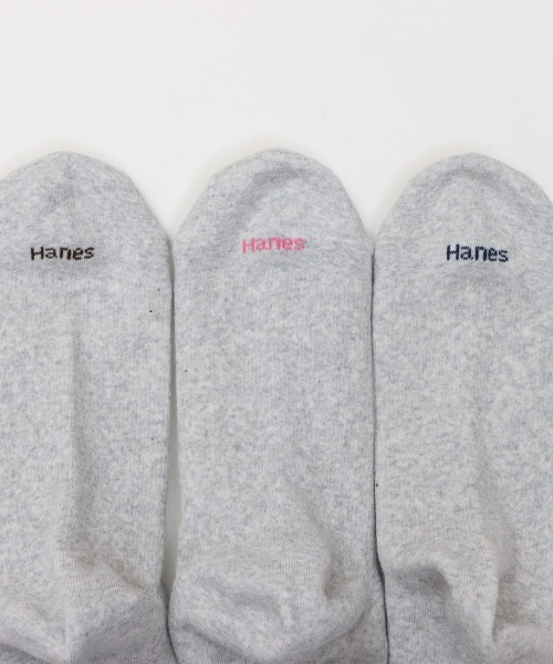 HANES(ヘインズ)の「【Hanes/ヘインズ】レディース 【3足組】Hanes originals フルレングスソックス by THE DODO JEAN(ソックス/靴下・レディース・ブラック/シルバーグレー/ホワイト・SMALL)」の14枚目の写真