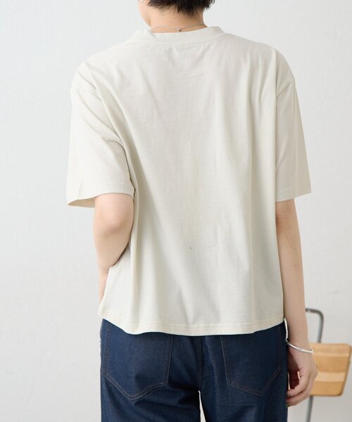 ear PAPILLONNER（イアパピヨネ）の「ナンバーTシャツ【SUM1 STYLE】（Tシャツ/カットソー・レディース・ライトベージュ・FREE）」の5枚目の写真