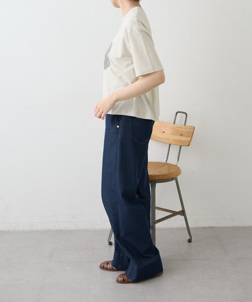 ear PAPILLONNER（イアパピヨネ）の「ナンバーTシャツ【SUM1 STYLE】（Tシャツ/カットソー・レディース・ライトベージュ・FREE）」の7枚目の写真