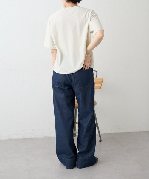 ear PAPILLONNER（イアパピヨネ）の「ナンバーTシャツ【SUM1 STYLE】（Tシャツ/カットソー・レディース・ライトベージュ・FREE）」の8枚目の写真