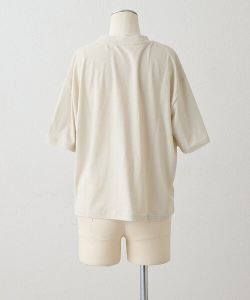 ear PAPILLONNER（イアパピヨネ）の「ナンバーTシャツ【SUM1 STYLE】（Tシャツ/カットソー・レディース・ライトベージュ・FREE）」の15枚目の写真