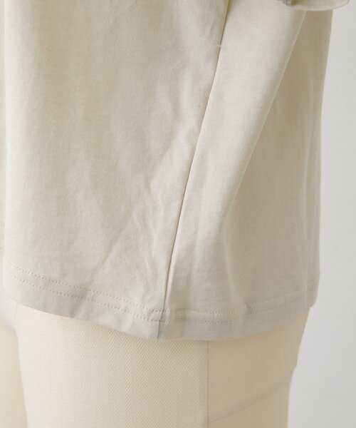 ear PAPILLONNER（イアパピヨネ）の「ナンバーTシャツ【SUM1 STYLE】（Tシャツ/カットソー・レディース・ライトベージュ・FREE）」の19枚目の写真