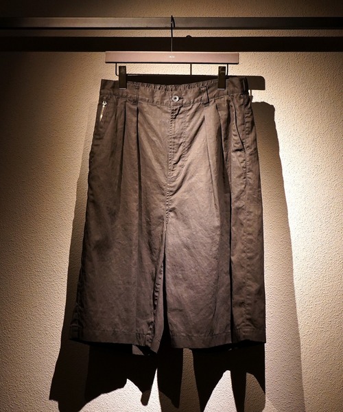 TROVE（トローヴ）の「TROVE / C.L TWILL PLAY HALF PANTS（その他パンツ・メンズ・グレー系その他/ブラック・1/3）」の9枚目の写真
