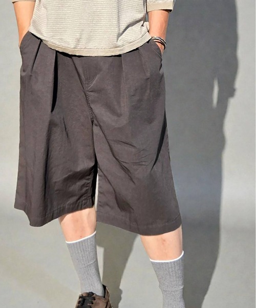 TROVE（トローヴ）の「TROVE / C.L TWILL PLAY HALF PANTS（その他パンツ・メンズ・グレー系その他/ブラック・1/3）」の5枚目の写真