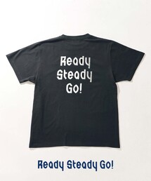 《WEB限定》Ready Steady Go! / レディーステディゴー 別注 プリント Tシャツ