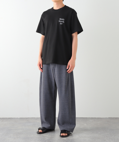 EDIFICE(エディフィス)の「《WEB限定》Ready Steady Go! / レディーステディゴー 別注 プリント Tシャツ(Tシャツ/カットソー・メンズ・ホワイト/ブラック・MEDIUM/LARGE)」の8枚目の写真