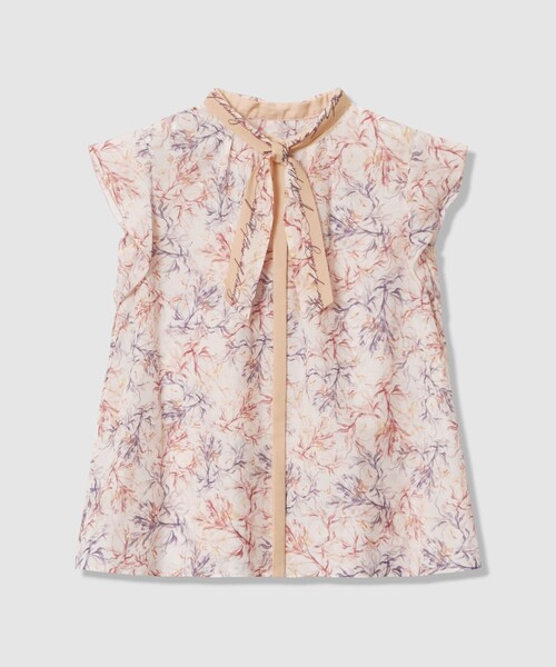 ANAYI(アナイ)の「Coral プリントローンスカーフタイ ブラウス〈セットアップ対応商品〉(シャツ/ブラウス・レディース・ピンク/ブルー・38/36)」の21枚目の写真