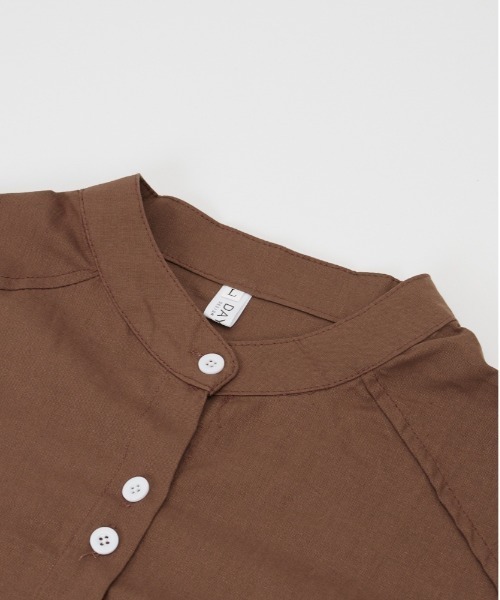 BACKYARD FAMILY(バックヤードファミリー)の「ロングチュニック lyblushirt(チュニック・レディース・ライトグリーン/ブルー/ベージュ/ダークブラウン/ライトブルー・2XL/L/M/XL)」の10枚目の写真