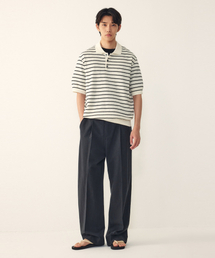 STUDIO TOMBOY（スタジオトムボーイ）の「[MEN] タックディテールワイドパンツ _ブラック_9156231082（スラックス）」