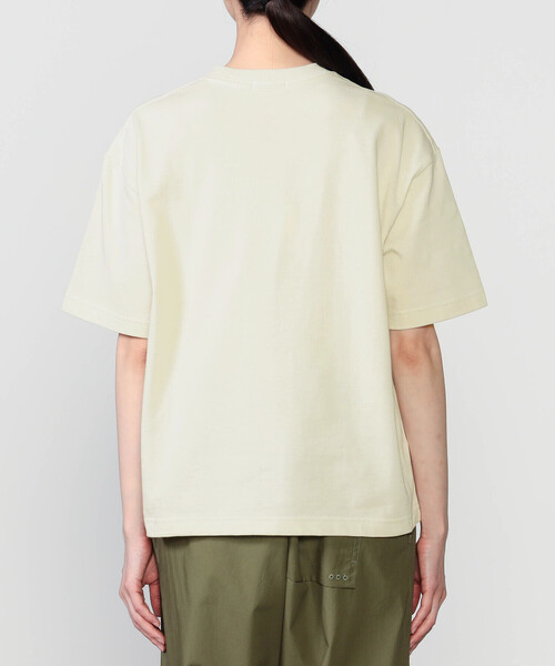 SCYE BASICS（サイベーシックス）の「SCYE BASICS | 〈別注〉コットン 半袖Tシャツ WOMEN（Tシャツ/カットソー・レディース・レッド系その他/ダークネイビー/ベージュ系その他・38）」の5枚目の写真