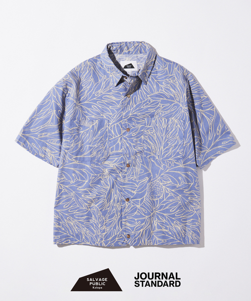 SALVAGE PUBLIC(サルベージパブリック)の「SALVAGE PUBLIC / サルベージパブリック 別注 Hapa Jac Shirt 1(シャツ/ブラウス・メンズ・ライトブルー・LARGE/MEDIUM)」の1枚目の写真