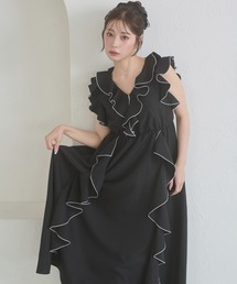 raffle flill dress / ラッフルフリルワンピース
