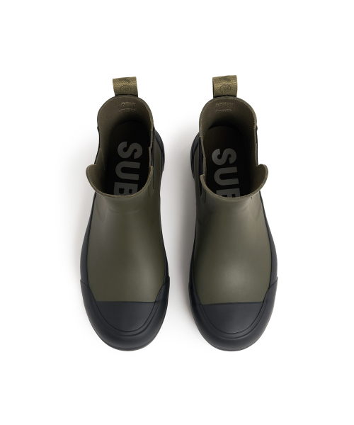 SUBCATEGORY(サブ カテゴリー)の「SUB_F751 Khaki & Black(レインシューズ・レディース・その他・UK11/UK4.5/UK5.5/UK7/UK8/UK9/UK10/UK3.5)」の4枚目の写真