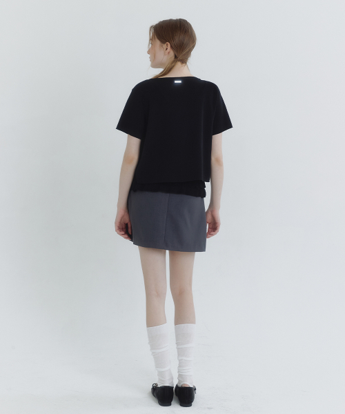 MICANE(ミケーネ)の「イレーネペプラムスリーブレス-カーディガンセットアップ(カーディガン/ボレロ・レディース・ブラック/スカイブルー・SMALL/MEDIUM/LARGE/X-LARGE)」の11枚目の写真