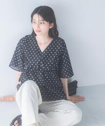 URBAN RESEARCH ROSSO WOMEN（アーバンリサーチ　ロッソ）の「『WEB限定』ジャガードペプラムブラウス（シャツ/ブラウス）」